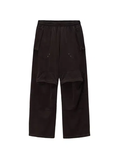 Alexander Wang Cargo Sweatpants In Blue