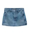 Alexander Wang Carpenter Mini Skort In Blue
