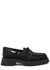 Alexander Wang Carson 50 Waxed Suede Boat Shoes