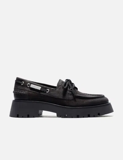 Alexander Wang Carson Boat Loafers In Brown
