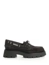 Alexander Wang Carson 50 Waxed Suede Boat Shoes In Brown