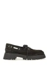 Alexander Wang Carson 50 Waxed Suede Boat Shoes In Brown