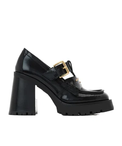 Alexander Wang Carter 95mm Loafer-style Pumps In Black