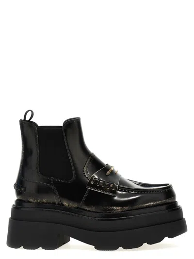 Alexander Wang 'carter Ankle Platform' Ankle Boots In Black
