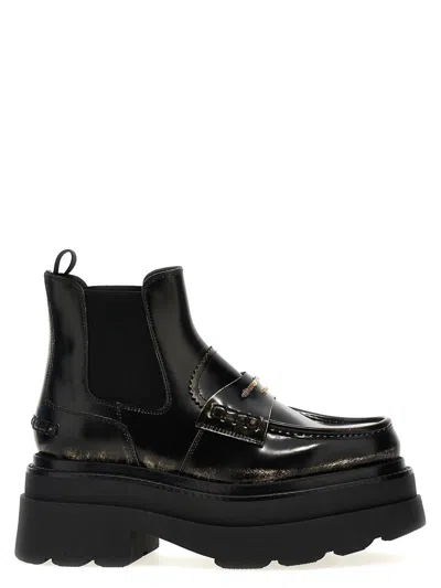 Alexander Wang 'carter Ankle Platform' Ankle Boots In Black