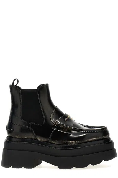 ALEXANDER WANG ALEXANDER WANG CARTER ANKLE PLATFORM ANKLE BOOTS