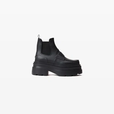 Alexander Wang Carter Ankle Platform Boot In Rubber In Black