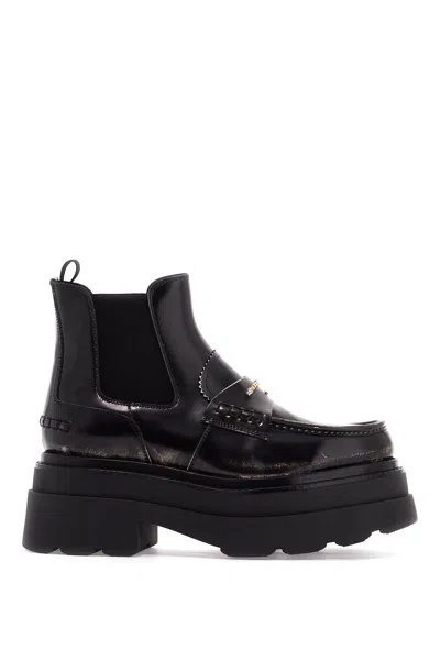 Alexander Wang Carter Ankle Platform Boots In Black (black)