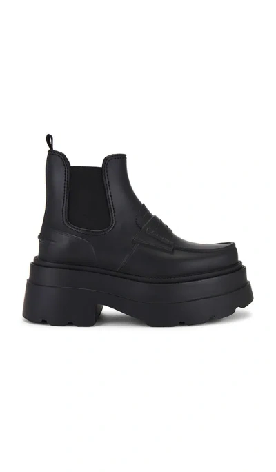 Alexander Wang Carter Ankle Platform Rain Boot In 블랙