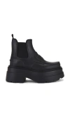 Alexander Wang Carter Ankle Platform Rain Boot In Black