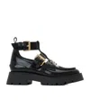 Alexander Wang Carter Box Calf Ankle Strap Boot In Black