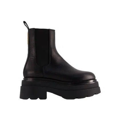 ALEXANDER WANG CARTER CHELSEA BOOTS - LEATHER - BLACK