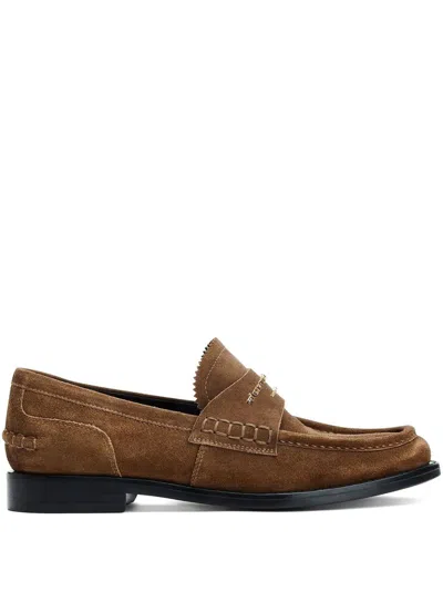 Alexander Wang Carter Loafer Shoes In Brown