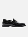 Alexander Wang Glossy Black Loafers With Decorative Strap And Elegant Silhouette In Black