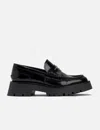 Alexander Wang Mocassini Carter In Pelle With Medium Tacco In Black