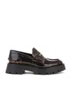 Alexander Wang Carter Lug Loafer In Brown