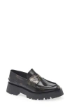 Alexander Wang Carter Lug Sole Loafer In Black