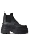 Alexander Wang Carter Panelled Leather Chelsea Boots In Black