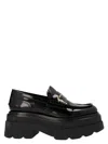Alexander Wang Carter Patent-leather Platform Loafers