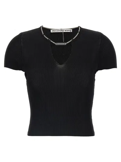 Alexander Wang Catena Sweater In Black