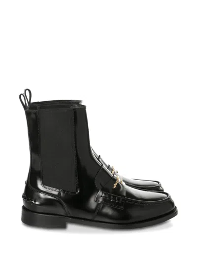 Alexander Wang Chain-embellished Boots In Black