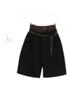 Alexander Wang Chain-link High Waist Shorts