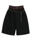 Alexander Wang Chain-embellished Shorts In Black