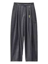 Alexander Wang Chain-link Tailored Trousers In Blue