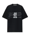 Alexander Wang Women Short Sleeve Chain Graphic T-shirt In Black