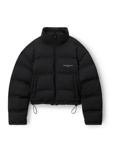 Alexander Wang Jacket With Logo In Black