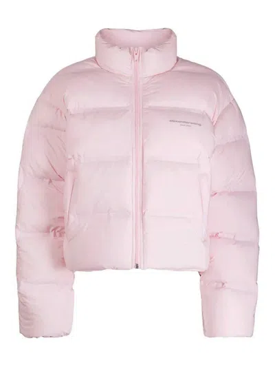 Alexander Wang Jacket With Logo In Pink