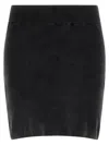 Alexander Wang Chenille Skirt In Black