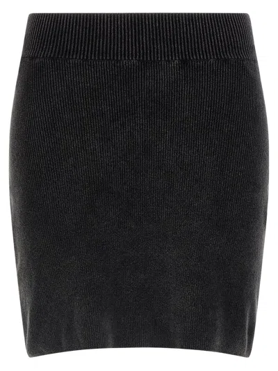Alexander Wang Chenille Skirt Skirts Black