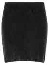 Alexander Wang Chenille Skirt In Black