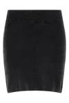 Alexander Wang Chenille Skirt In Black