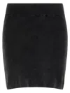 Alexander Wang Chenille Skirt In Black