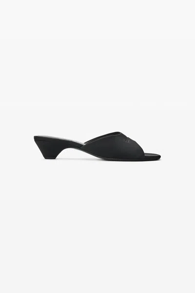 Alexander Wang Cher 35mm Kitten Mule In Black