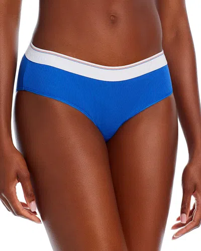 Alexander Wang Classic Logo Brief In Cobalt Blue