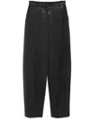 Alexander Wang Clear Bead Hotfix Trousers In Grau