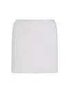 Alexander Wang Clear Crystal Rib Mini Skirt