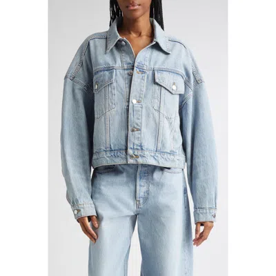 ALEXANDER WANG ALEXANDER WANG CLIP DENIM TRUCKER JACKET