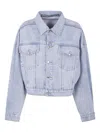 Alexander Wang Clip Trucker Jacket Clothing
