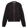 Alexander Wang Coaches Jacket With Continuous Loop Zipper In Black