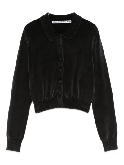ALEXANDER WANG COLLARED CARDIGAN