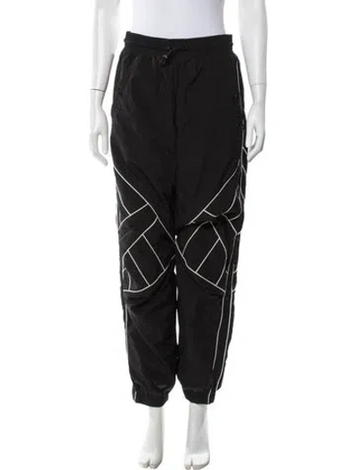 Pre-owned Alexander Wang Colorblock Pattern Sweatpants In Black