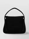 Alexander Wang Ryan Ribbed-knit Top Handle Bag In Black