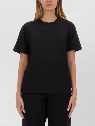 Alexander Wang Core Lounge T Shirt Short Sleeves Crew In Black