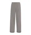 Alexander Wang Cotton Articulated-leg Sweatpants In Gray