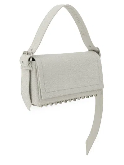 Alexander Wang Cotton Canvas Shoulder Bag In Grey