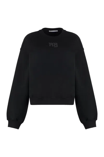 ALEXANDER WANG ALEXANDER WANG COTTON CREW-NECK SWEATSHIRT